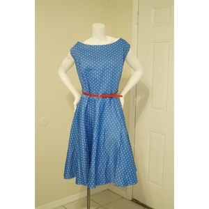 🐳Grace Karin Polka Dot Flare Dress🐳